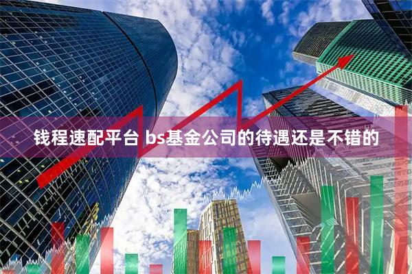 钱程速配平台 bs基金公司的待遇还是不错的